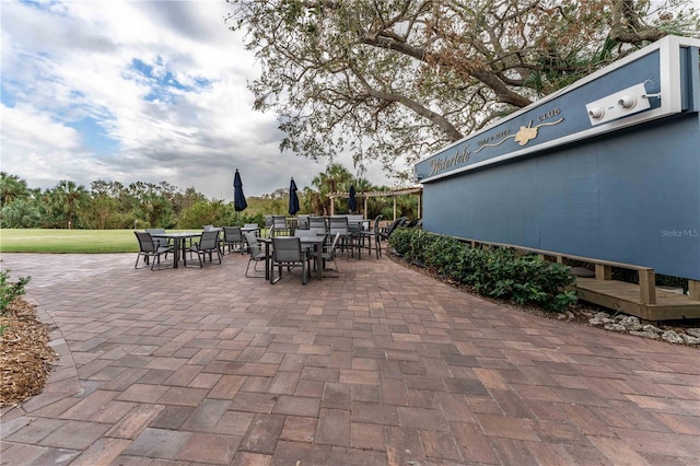 view of patio