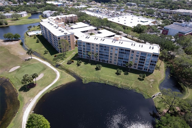 4550 Pinebrook Cir Unit 103, Bradenton, FL 34209 - aerial view featuring a water view and view of golf course