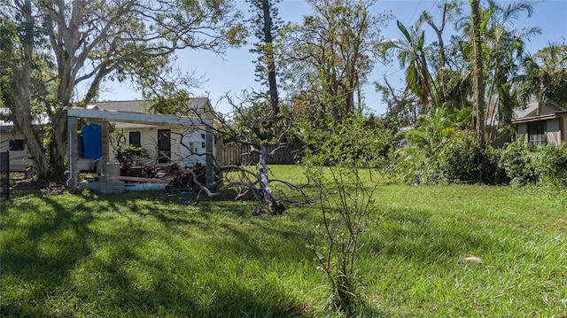 view of yard