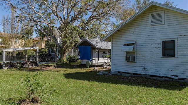 exterior space featuring cooling unit