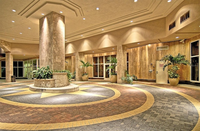 view of community lobby