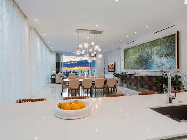 4651 Gulf Of Mexico Dr Unit 402, Longboat Key, FL 34228 - dining room featuring recessed lighting