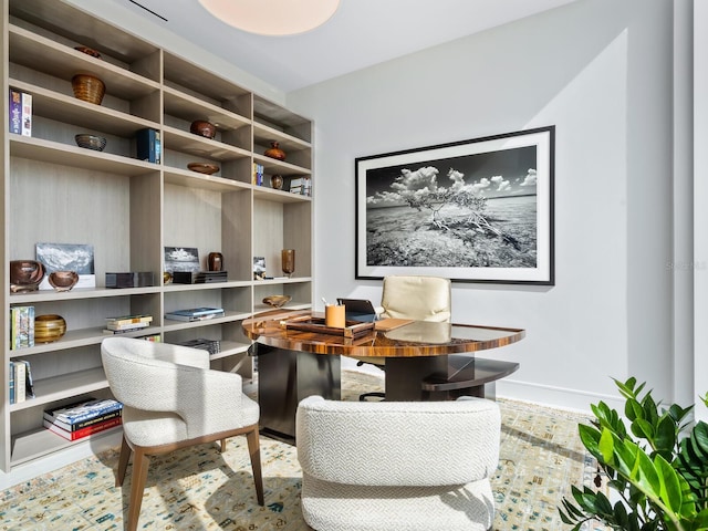 4651 Gulf Of Mexico Dr Unit 402, Longboat Key, FL 34228 - dining area featuring an office area and baseboards