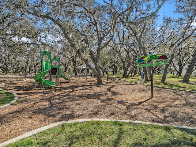 view of jungle gym