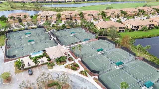 115 Winding River Trl, Bradenton, FL 34212 - aerial view of residential area with a large body of water and a local golf course