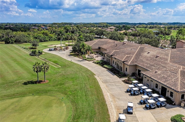 115 Winding River Trl, Bradenton, FL 34212 - bird's eye view of a tree filled landscape and a golf course