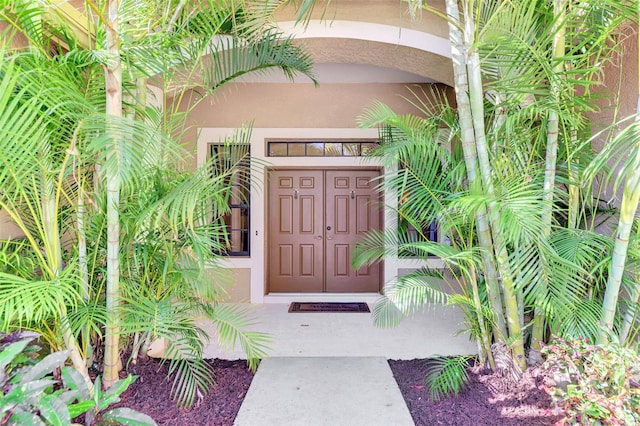 view of property entrance