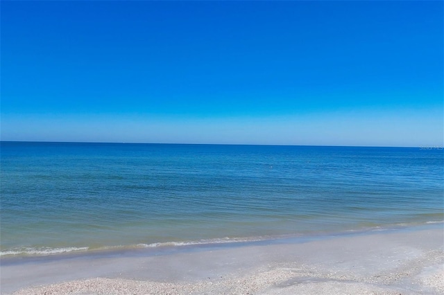 property view of water with a view of the beach