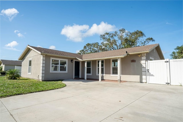 view of ranch-style house