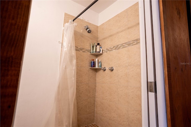 bathroom with walk in shower