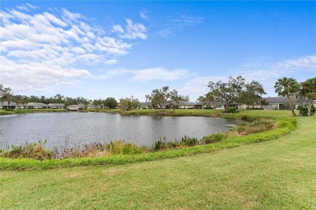 view of water feature