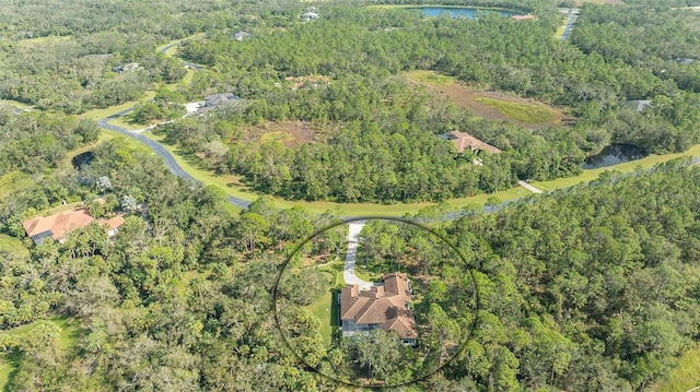 9291 Swaying Branch Rd, Sarasota, FL 34241 - view of property location with a forest and a large body of water
