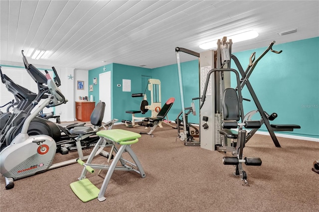 view of workout area