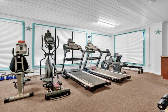 view of workout area