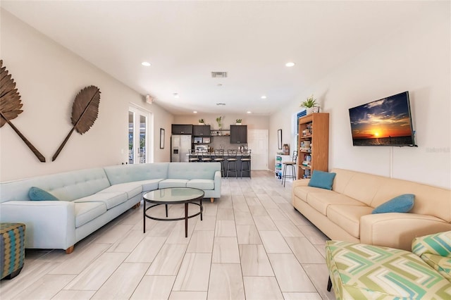 view of living room