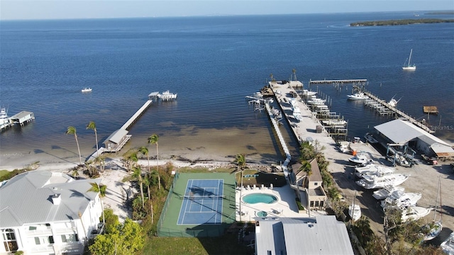 2303 89th St NW, Bradenton, FL 34209 - drone / aerial view of a large body of water and a pool
