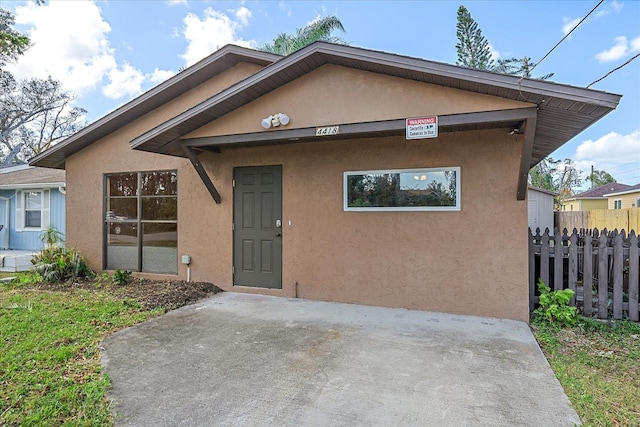 view of bungalow-style house