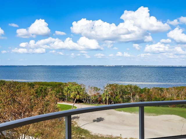 property view of water