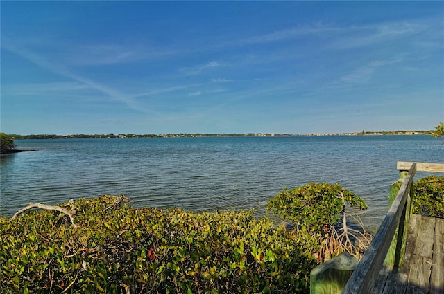 view of water feature