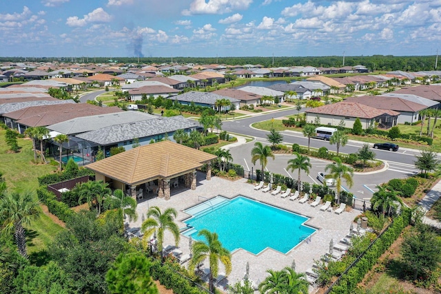 view of pool