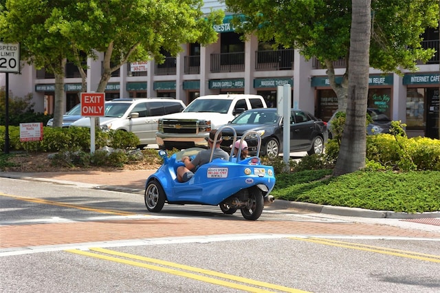 view of parking / parking lot