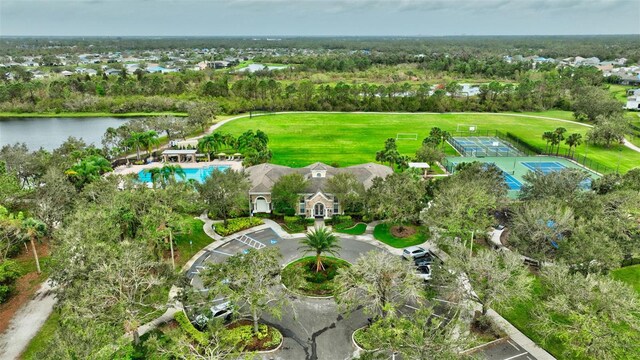10444 48th Ct E, Parrish, FL 34219 - aerial view of property and surrounding area featuring a nearby body of water