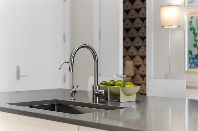 interior details with sink