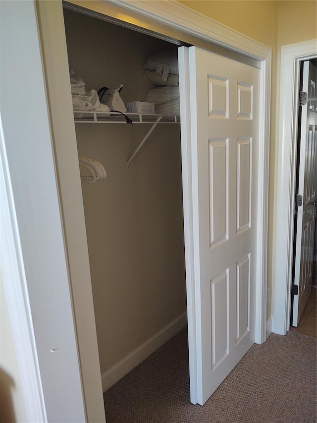 view of closet