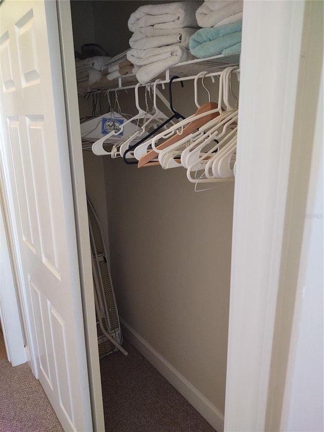 view of closet