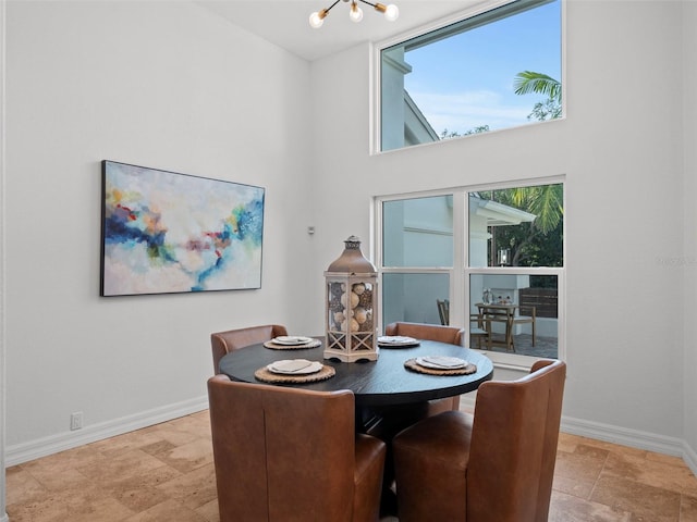 view of dining room