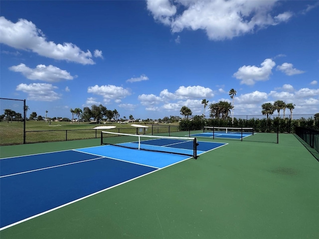 view of tennis court