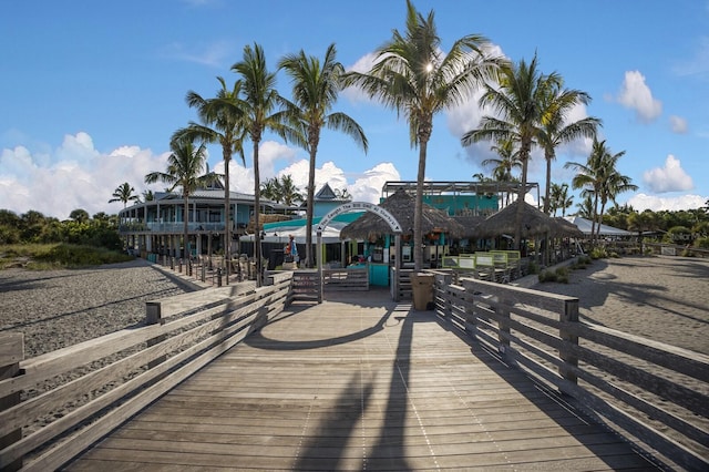 view of dock