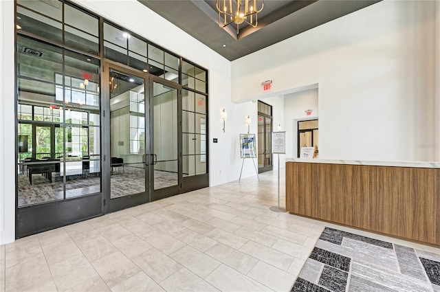 view of building lobby