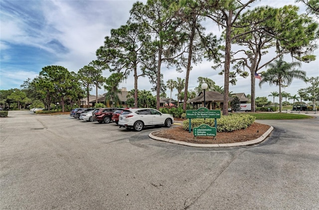 view of uncovered parking lot