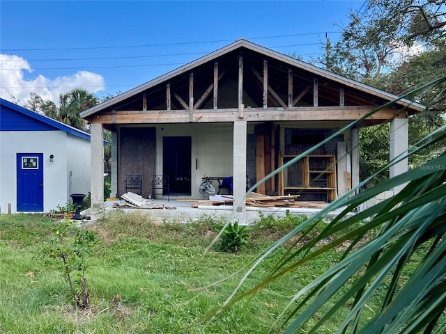 view of rear view of house