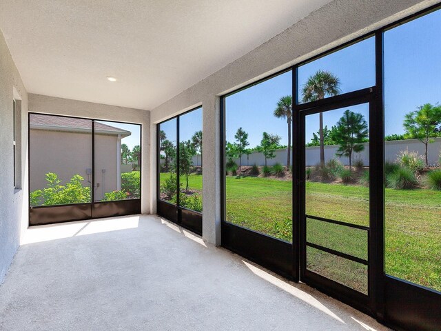 5719 Woodland Sage Dr, Sarasota, FL 34238 - view of unfurnished sunroom