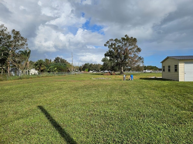 view of yard