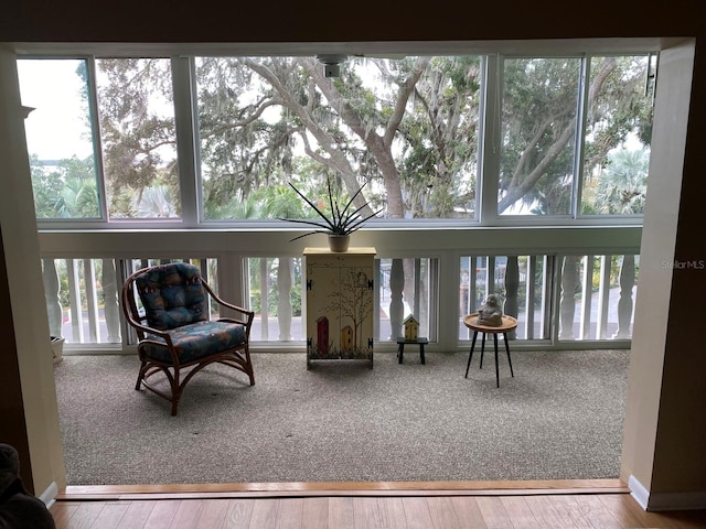 sunroom / solarium with a wealth of natural light