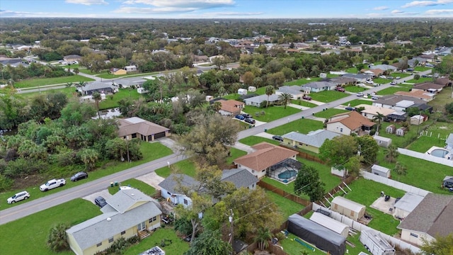 birds eye view of property featuring a residential view