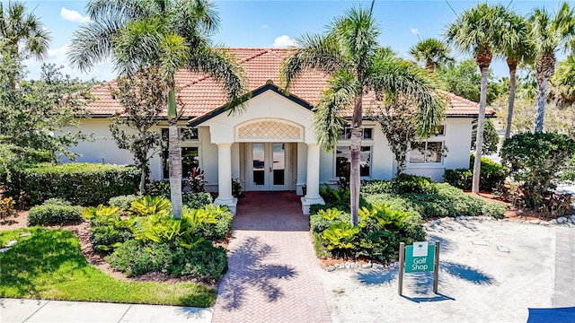 view of mediterranean / spanish-style house