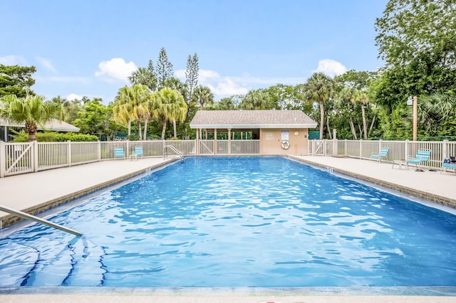 view of pool