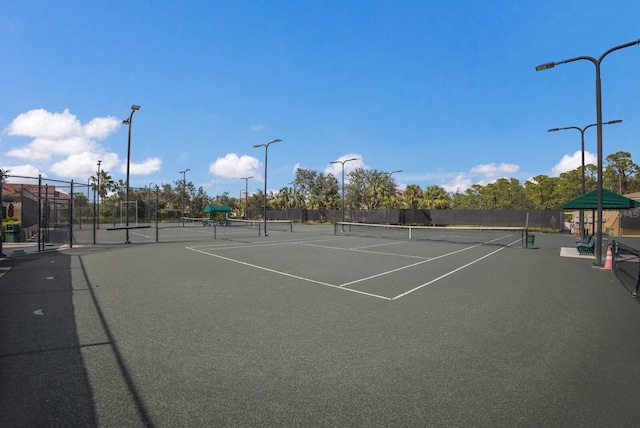 view of sport court