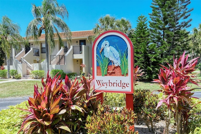 4416 Weybridge Unit 90, Sarasota, FL 34235 - view of community sign
