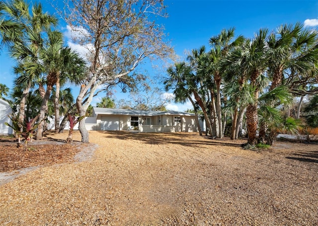 view of ranch-style home