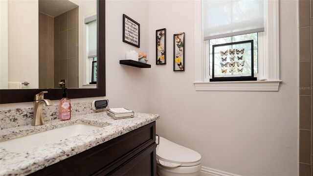 9260 Swaying Branch Rd, Sarasota, FL 34241 - bathroom featuring vanity and toilet