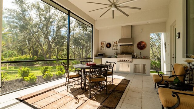 9260 Swaying Branch Rd, Sarasota, FL 34241 - view of sunroom