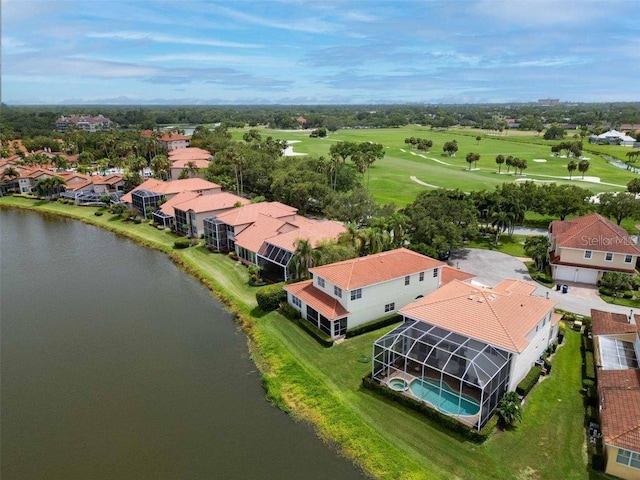 4561 Murcia Blvd Unit 13, Sarasota, FL 34238 - bird's eye view of a golf club and a large body of water