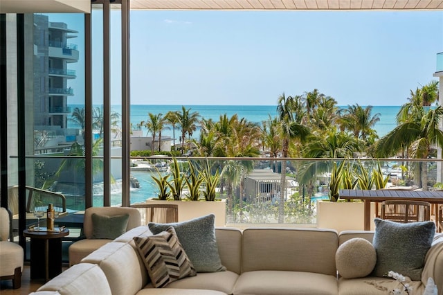 1591 Gulf Of Mexico Dr Unit 311, Longboat Key, FL 34228 - balcony with a water view