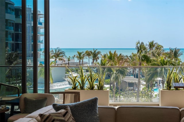 1591 Gulf Of Mexico Dr Unit 311, Longboat Key, FL 34228 - balcony with a water view