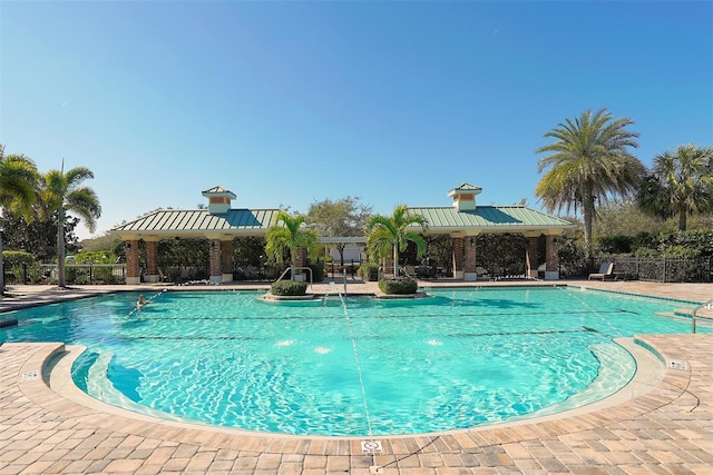 7407 Sea Island Ln, Bradenton, FL 34201 - community pool with a gazebo